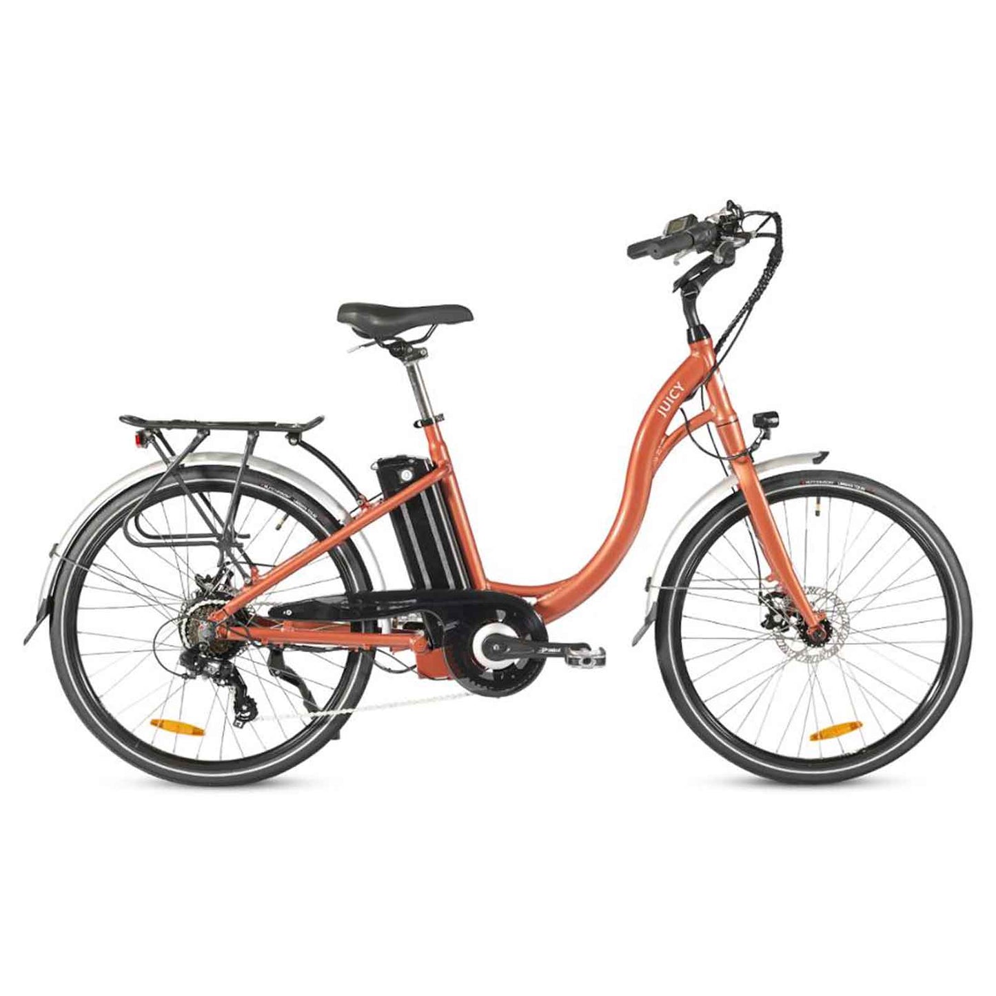 Juicy Bike Classic Bracken Electric Bike 250W Motor in Orange