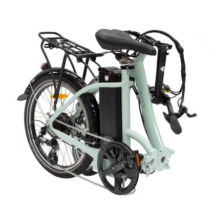 Juicy Bikes Compact Plus Black Foldable E-Bike 250W Motor in Black