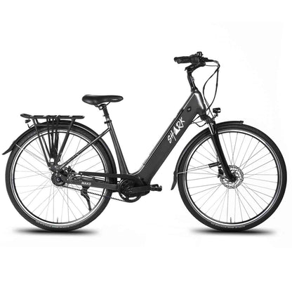 Mako Shark eBike 250W Motor Step Through Electric Bike in Grey