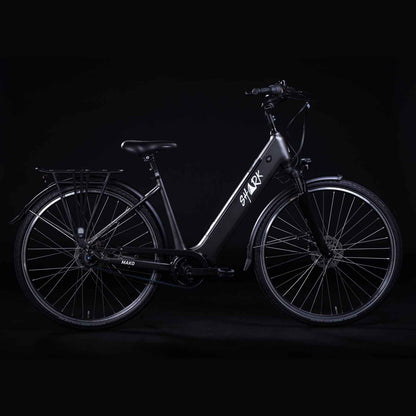 Mako Shark eBike 250W Motor Step Through Electric Bike in Grey