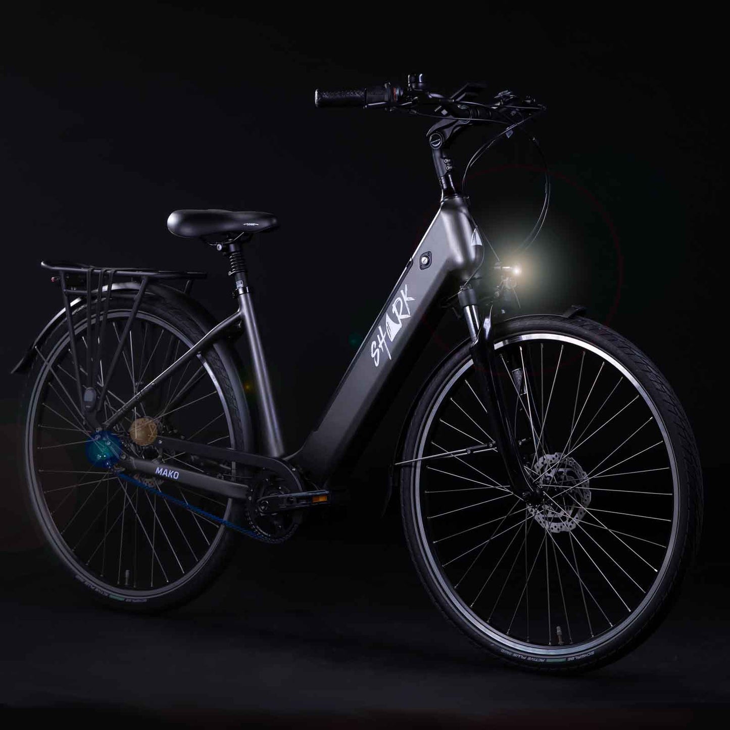 Mako Shark eBike 250W Motor Step Through Electric Bike in Grey