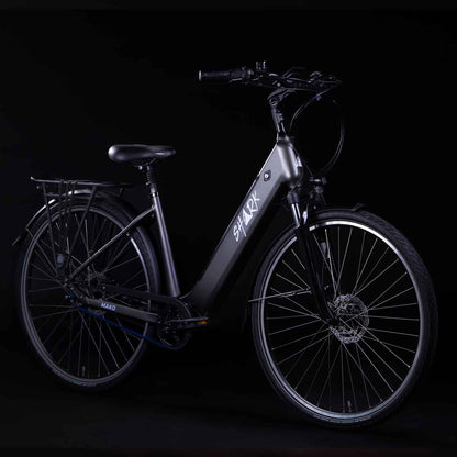 Mako Shark eBike 250W Motor Step Through Electric Bike in Grey