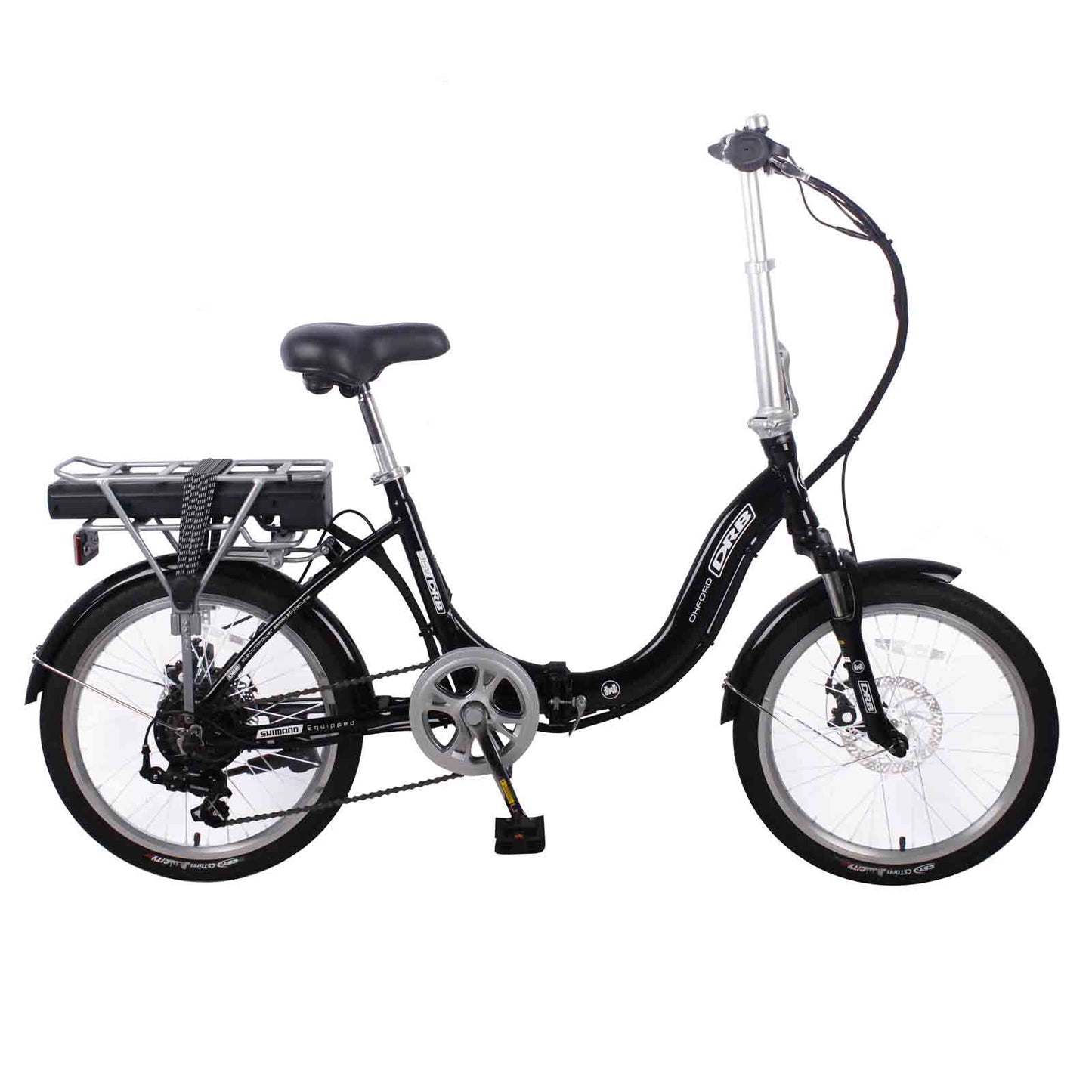 Dallingridge Oxford Folding Electric Bike in Black 250W Rear Hub Motor