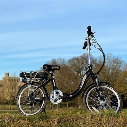 Dallingridge Oxford Folding Electric Bike in Black 250W Rear Hub Motor