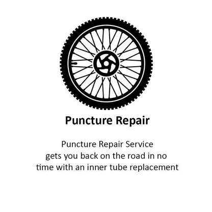 Puncture Repair Service £55 (£20 Deposit)