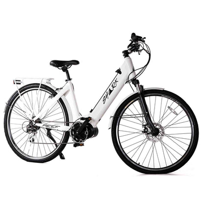 Reef Shark eBike 250W Motor Step Through Electric Bike in White