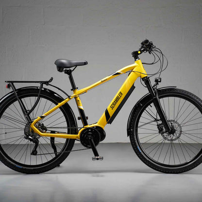 Mark2 Scrambler CX E-Bike 250W Motor in Yellow or Black Electric Bike