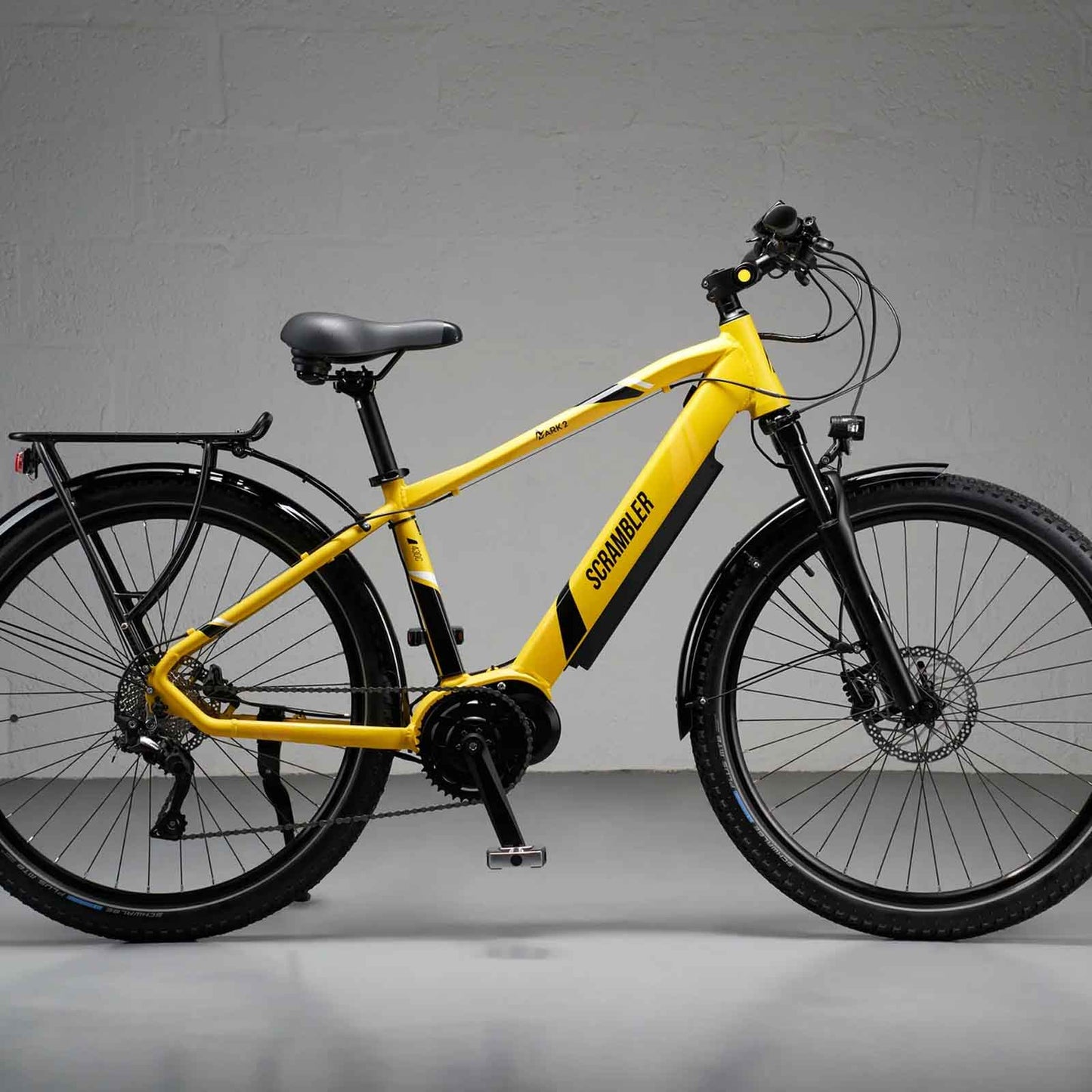 Mark2 Scrambler CX E-Bike 250W Motor in Yellow or Black Electric Bike