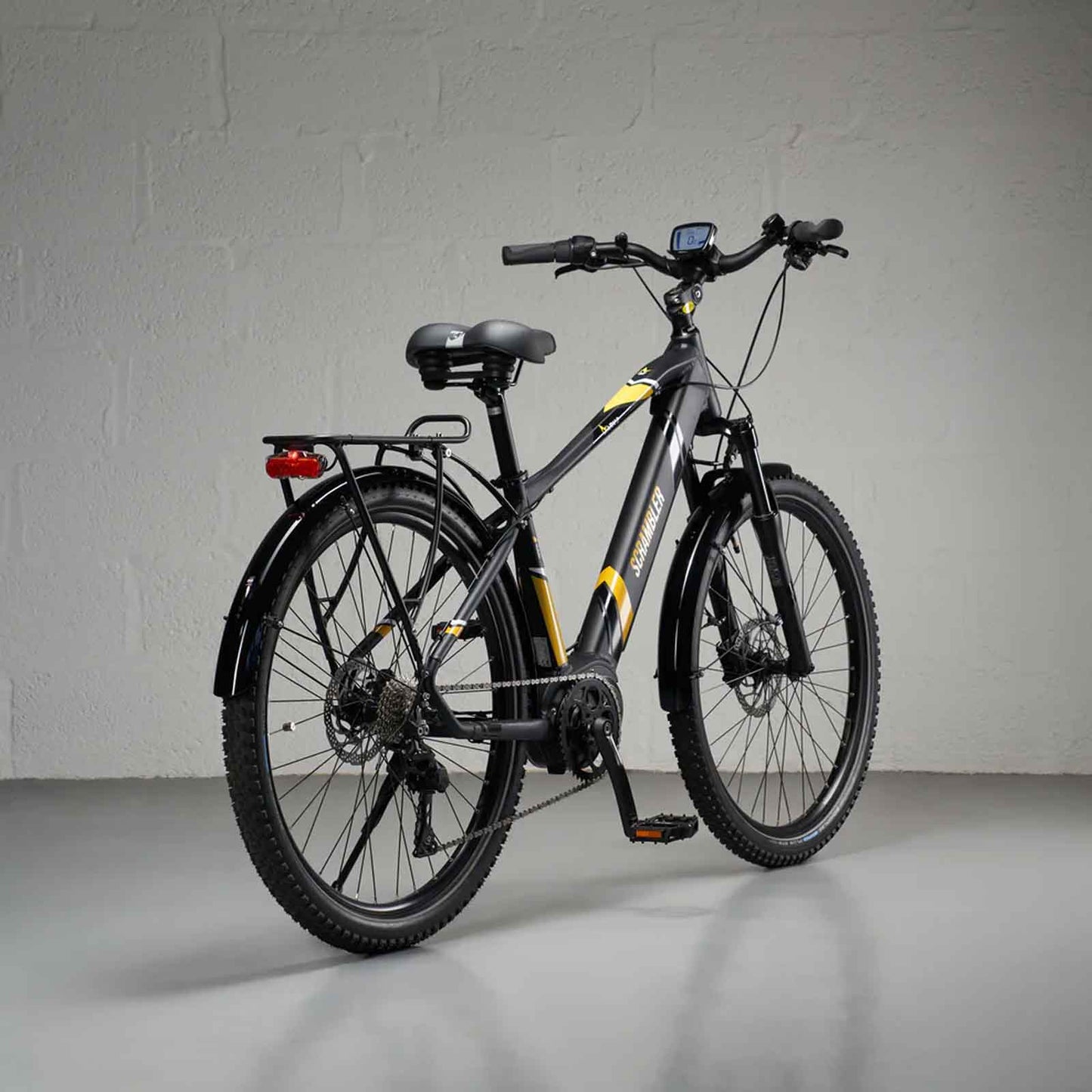 Mark2 Scrambler CX E-Bike 250W Motor in Yellow or Black Electric Bike