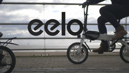 Eelo 1885 Explorer Folding Electric Bike in White 250W Motor