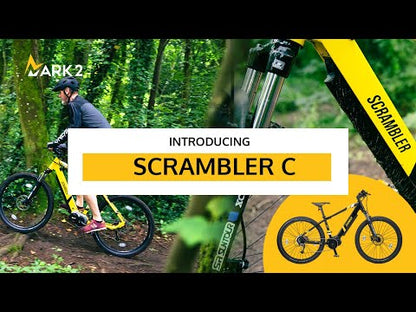 Mark2 Scrambler C Electric Bike 250W Motor in Black or Yellow