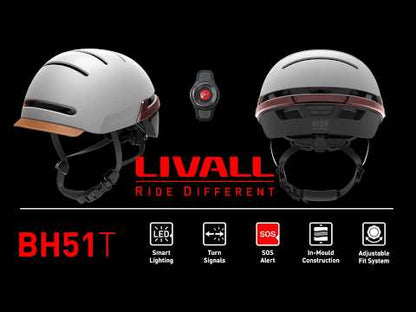 LIVALL BH51T NEO Helmet with LED Lights and Braking Lights