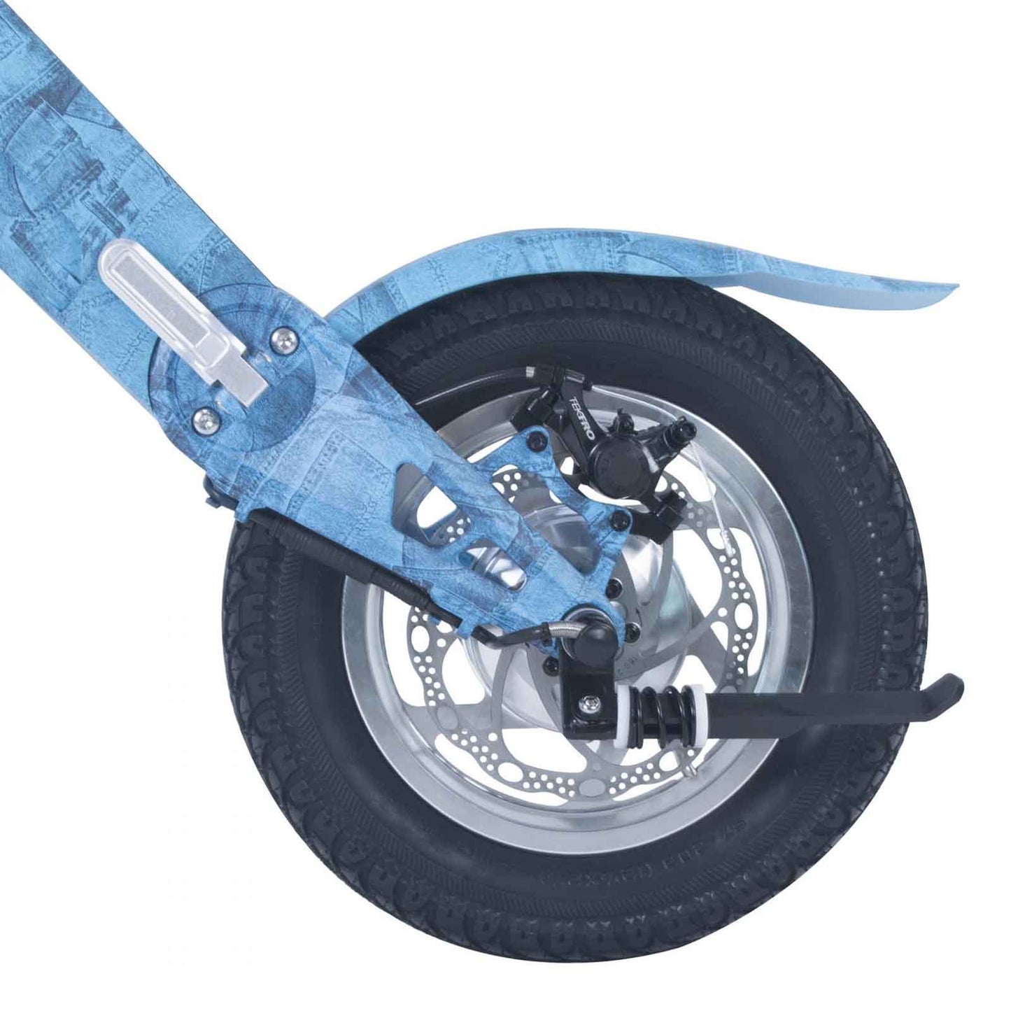 Cruzaa Electric Scooter Foldable E-Scooter in Limited Edition Denim Blue