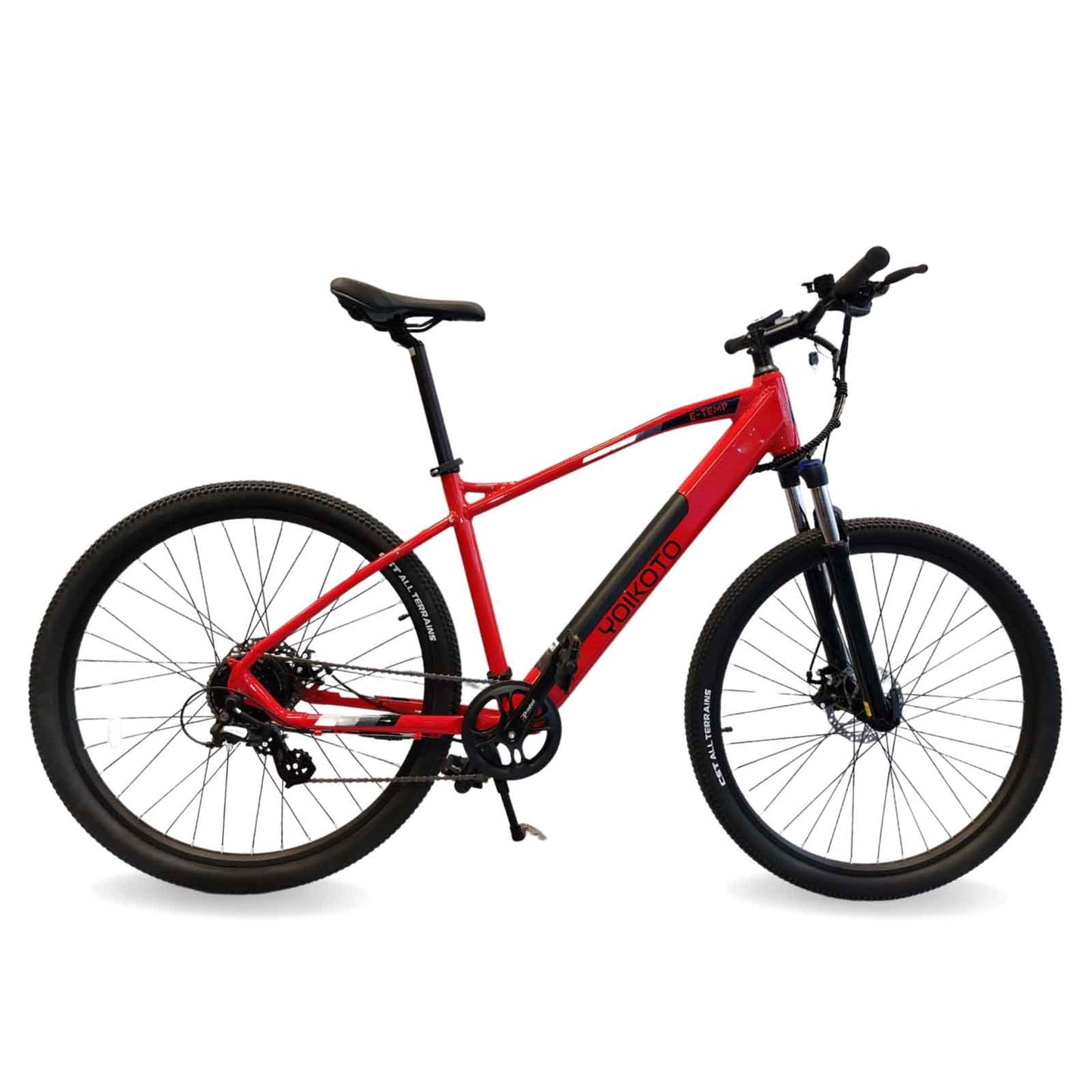 Yoikoto E-Temp Electric Bike 19" Frame E-Bike in Red